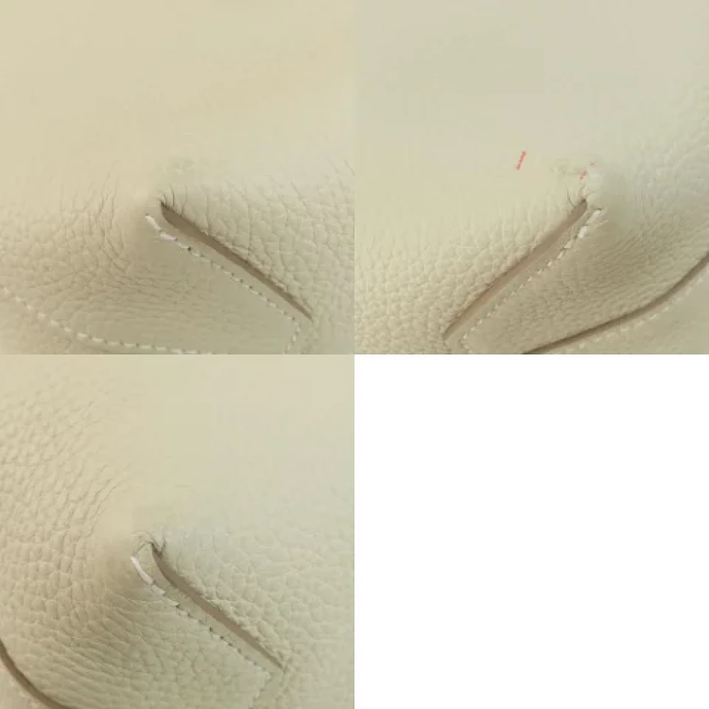 Hermès Vintage Pre-owned Fabric totes Beige Dames