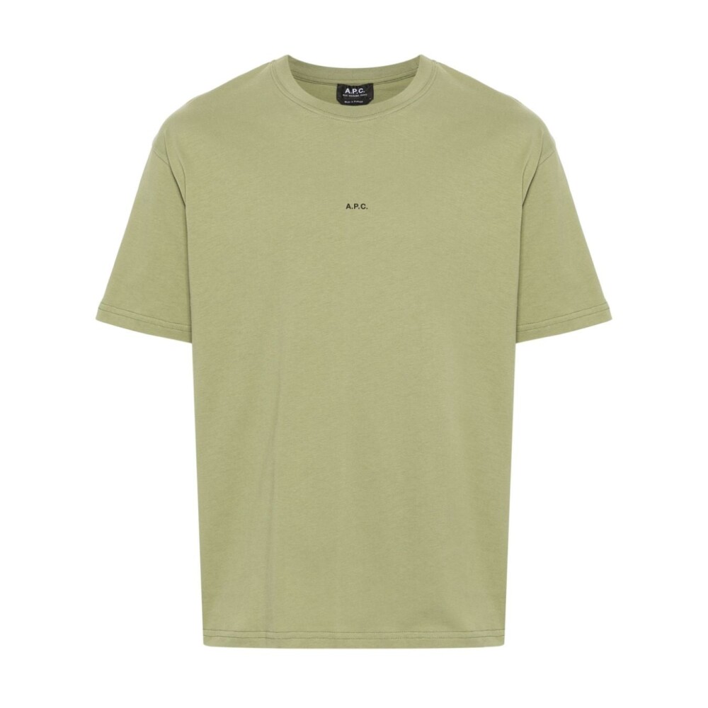 Groene T shirts en Polos JERSEY BIO COULEUR A.P.C. T shirts