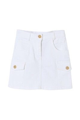 logo-detail-pleated-skirt-kids-white