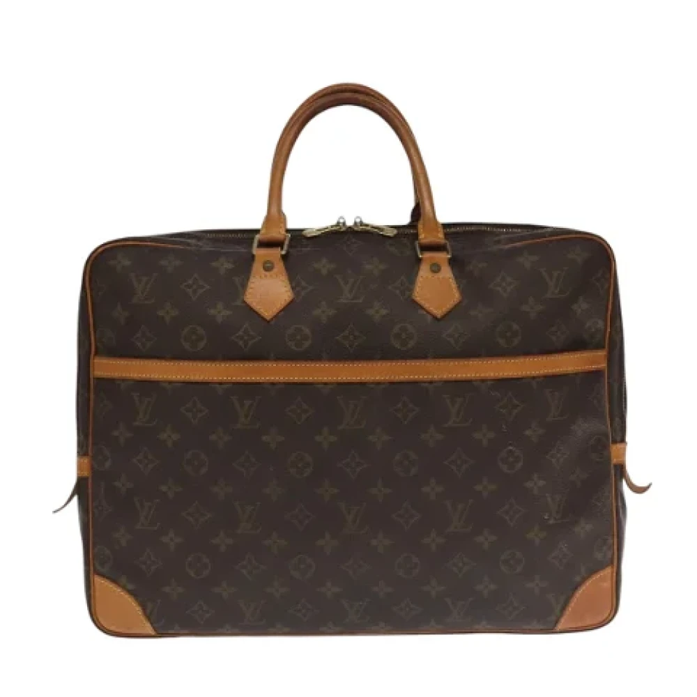 Louis Vuitton Vintage Pre-owned Canvas briefcases Brown Dames