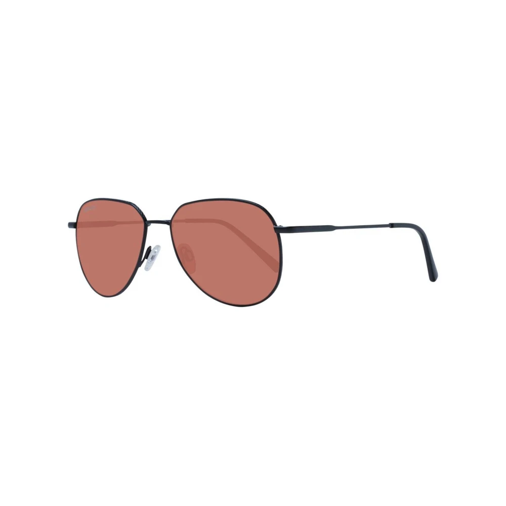 Serengeti Men's Black Aviator Sunglasses With Photochromatic Lenses