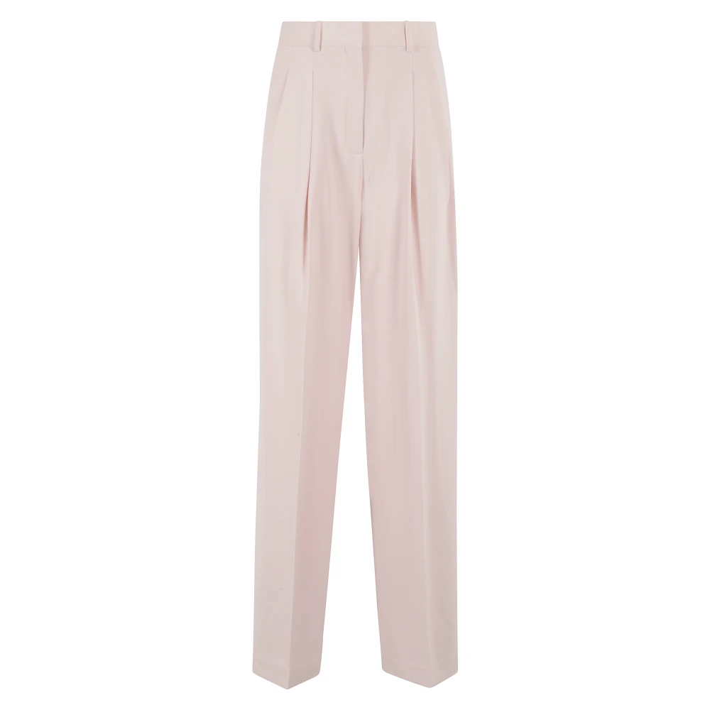 Theory Geplooide broek in marine Pink Dames