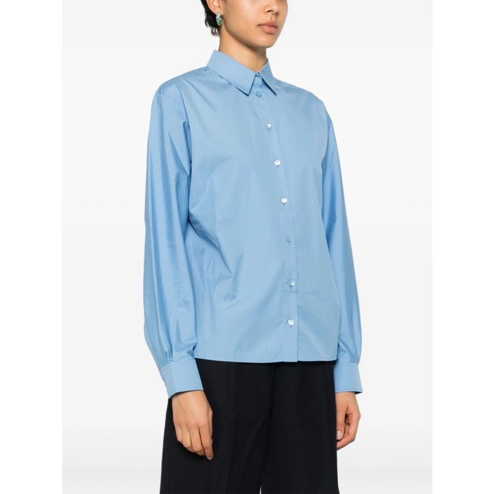 Marni Casual Katoenen Overhemd voor Mannen Blue Dames
