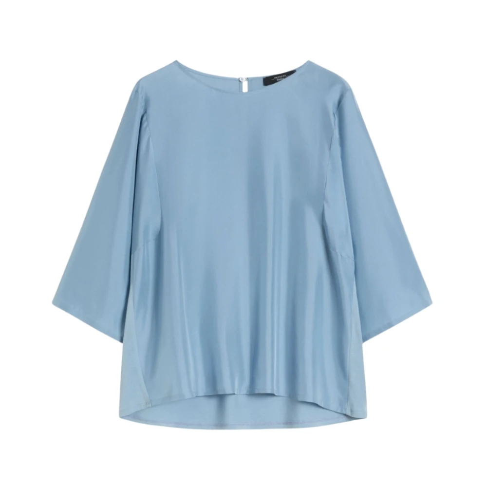 Weekend Max Mara Women's Blue Blouses, S, Wkdfastoso Blouse