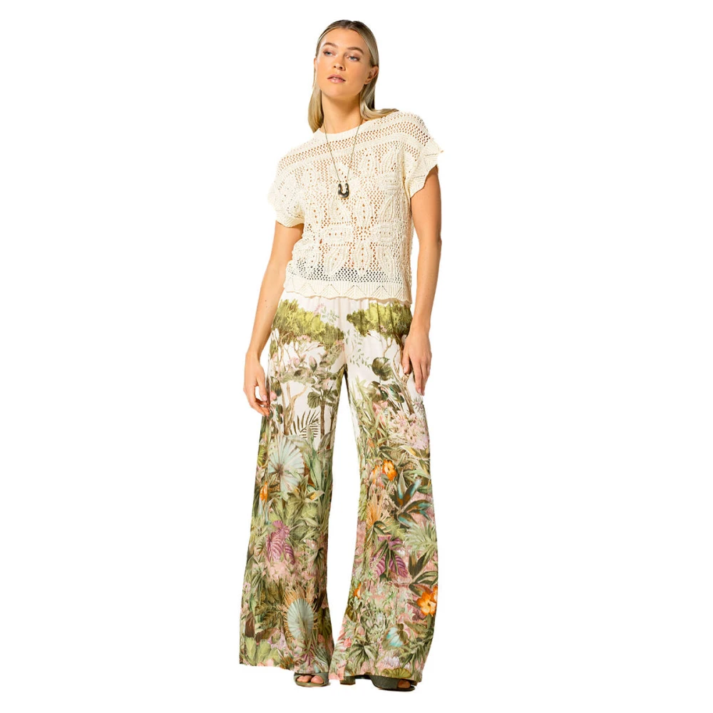Caroline Biss Elegant Broek 1562 Multicolor Dames