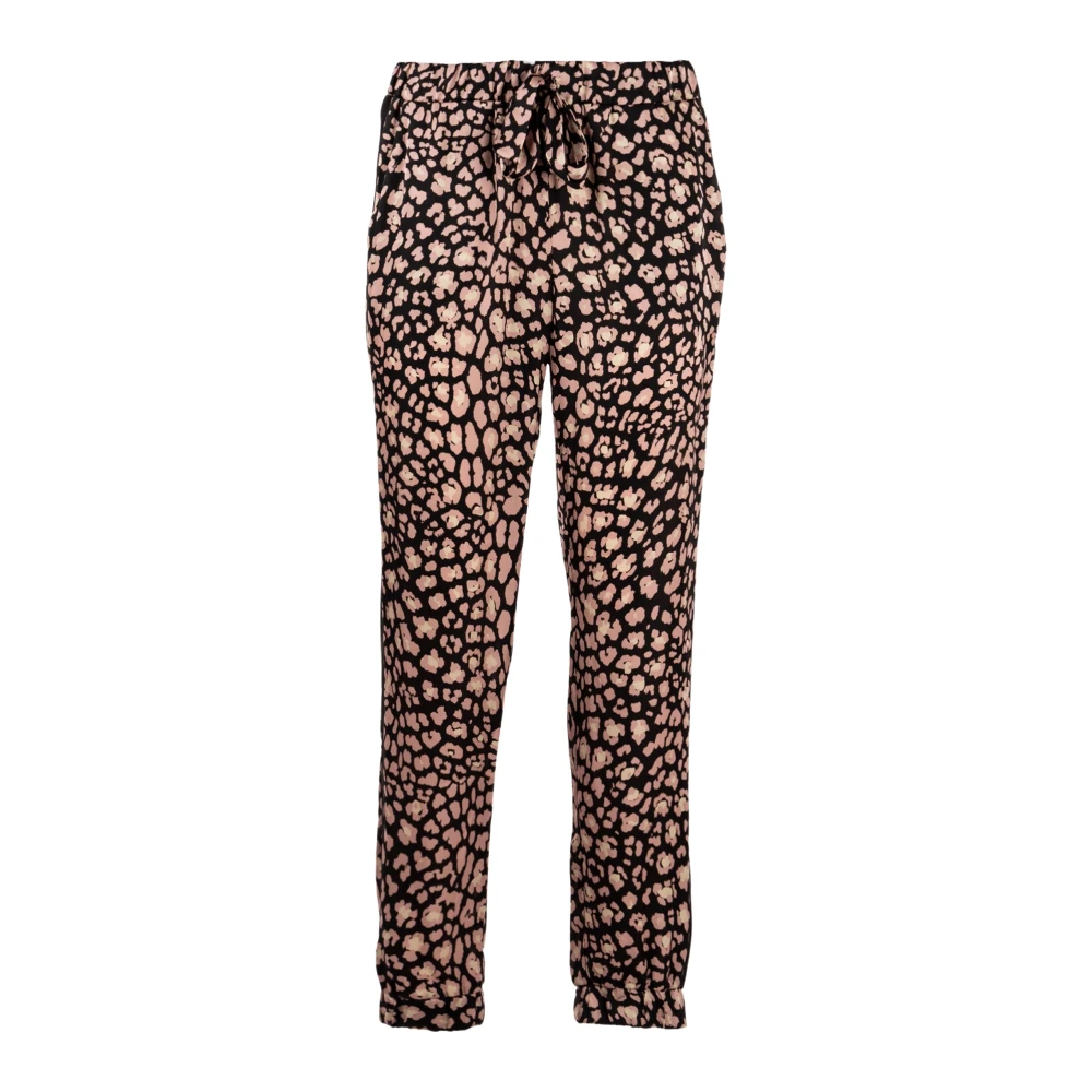 Liu Jo Elegante Animal Print Broek Brown Dames