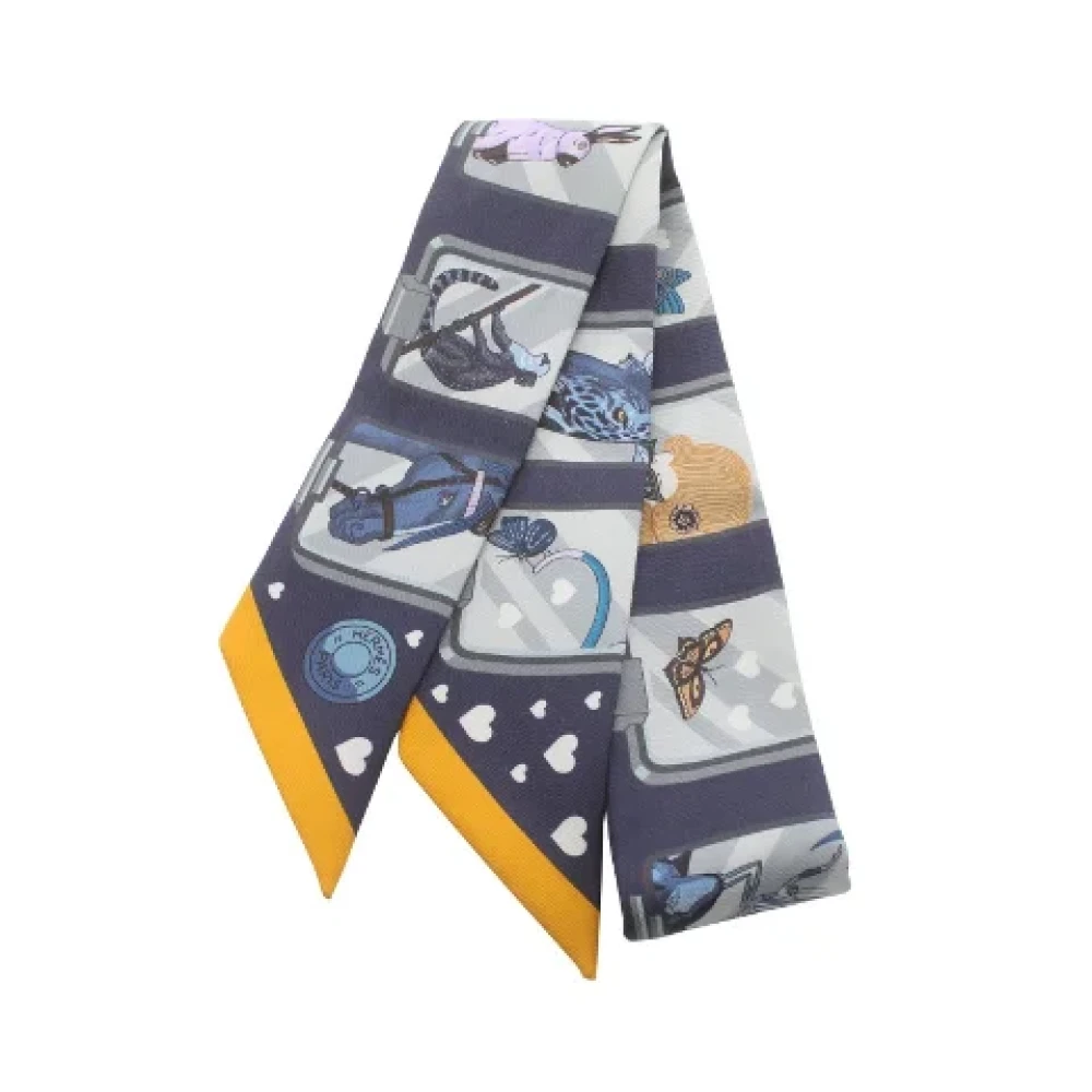Hermès Vintage Pre-owned Canvas scarves Multicolor Dames