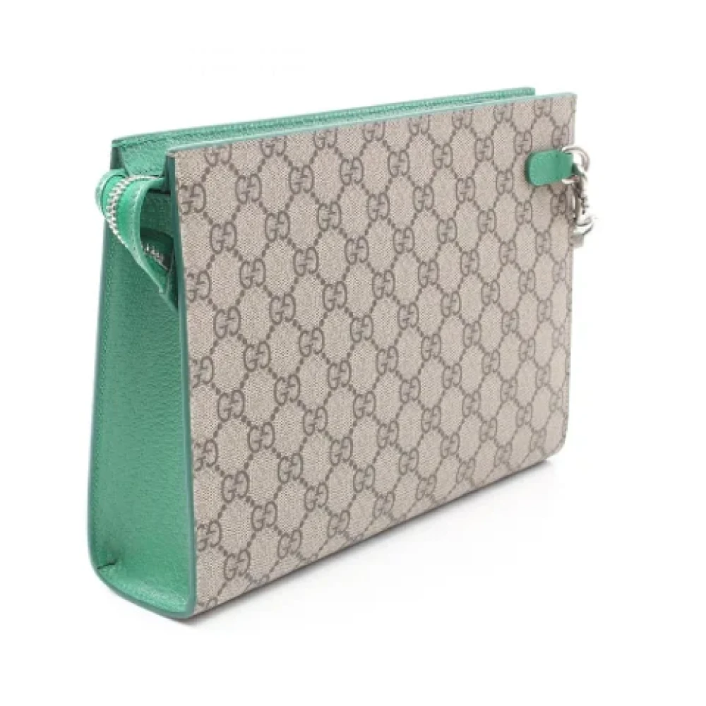 Gucci Vintage Pre-owned Leather gucci-bags Beige Dames