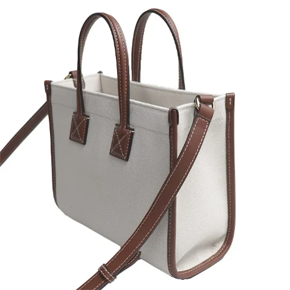 Burberry Vintage Pre-owned Canvas handbags Brown Dames