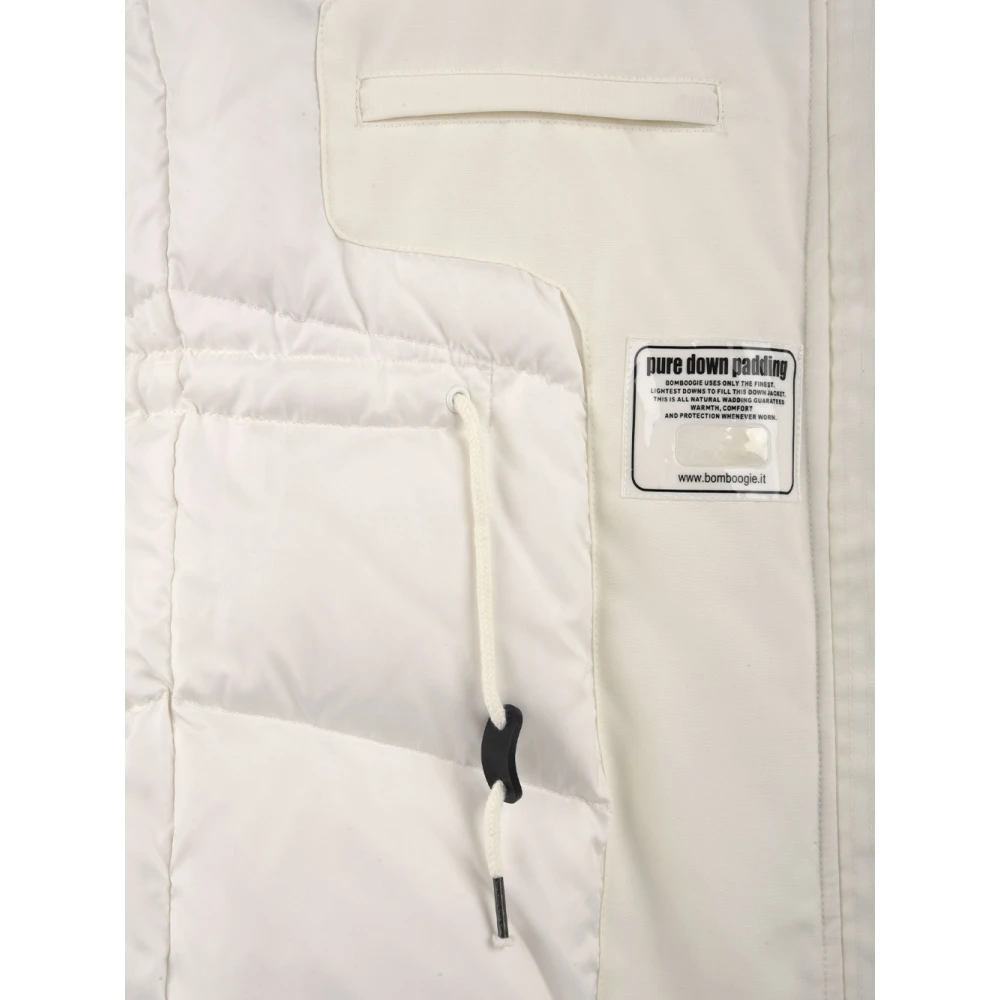 BomBoogie Stijlvolle witte jas voor vrouwen White Dames