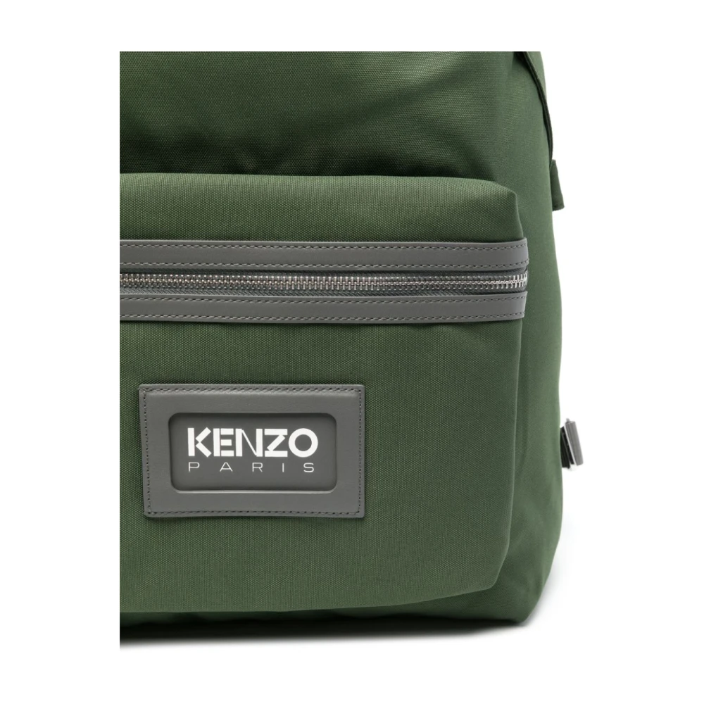 Kenzo Canvas rugzak met ritssluiting Green Heren