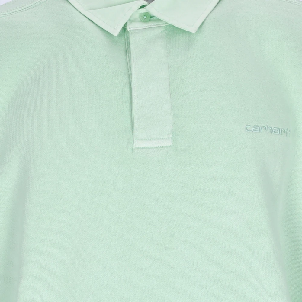 Carhartt WIP Script Sweater Lichtgewicht Sweatshirt Bleek Spearmint Green Heren
