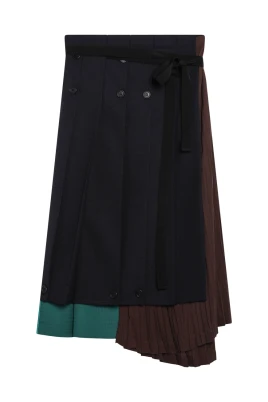 Patchwork Midi Kjol