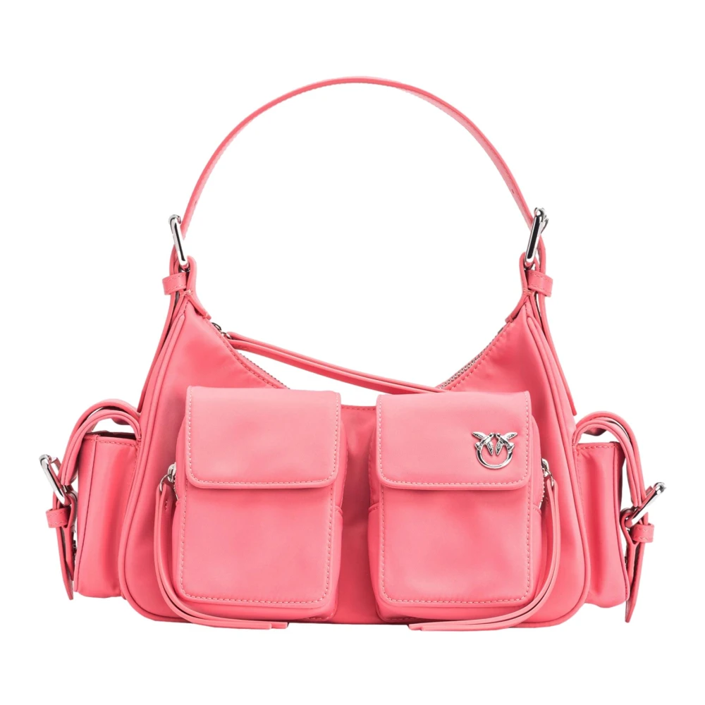 Pinko Women's Pink Cargo Shoulder Bag