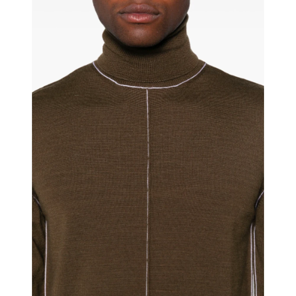 MM6 Maison Margiela Khaki Sweater Green Heren