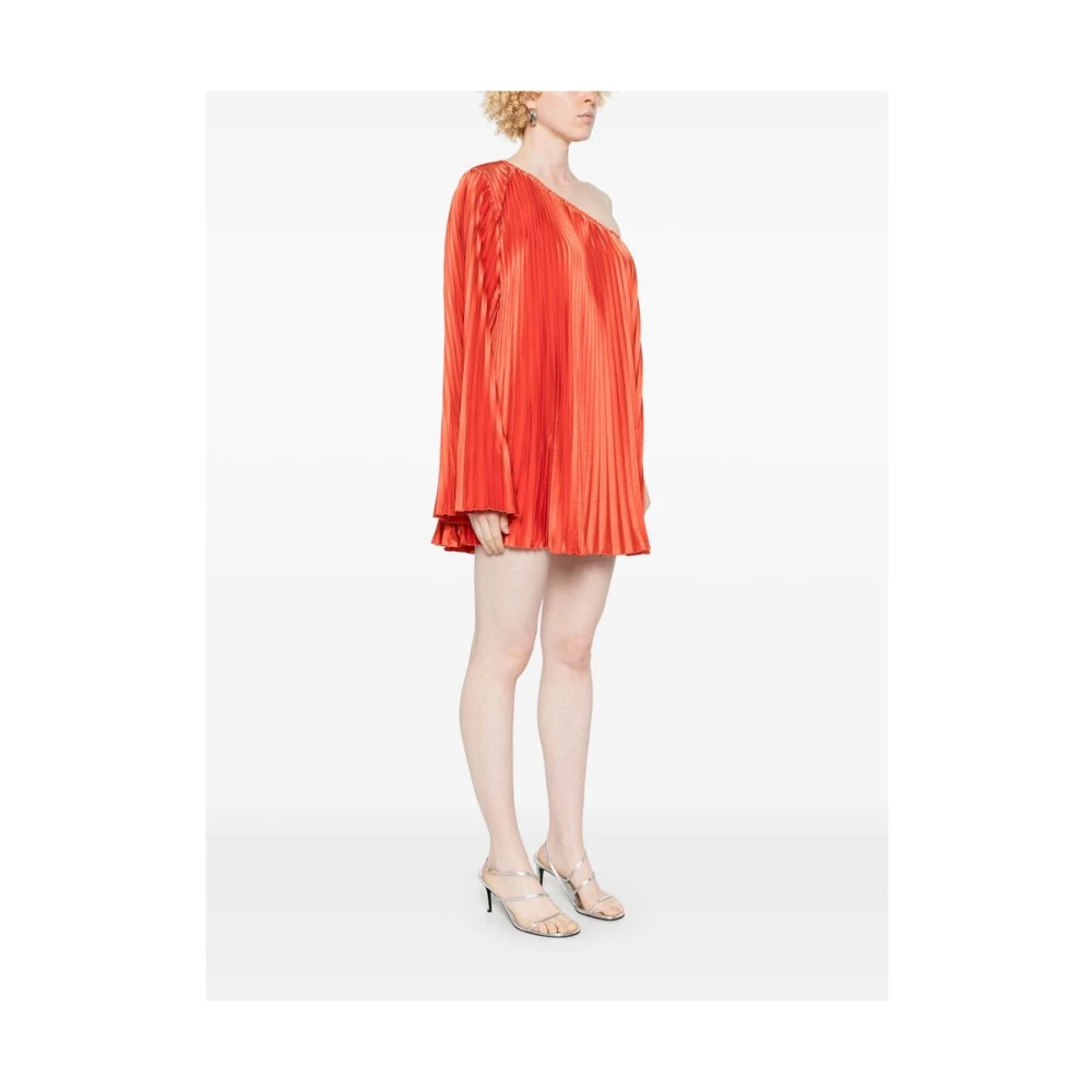 L'idée Wortel Oranje Asymmetrische Hals Jurk Orange Dames