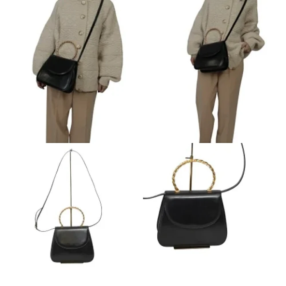 Salvatore Ferragamo Pre-owned Fabric handbags Black Dames