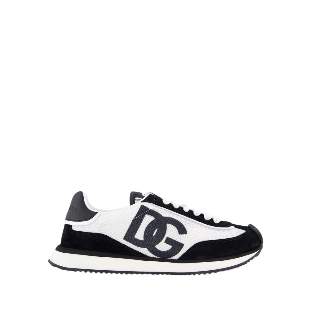 Dolce & Gabbana Kussen Sneaker in Dames Schoenen Zwart