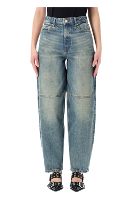 Denim Rigid Stray Jeans