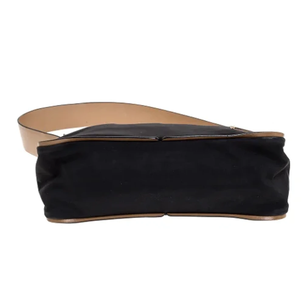 Bally Pre-owned Canvas shoulder-bags Black Dames