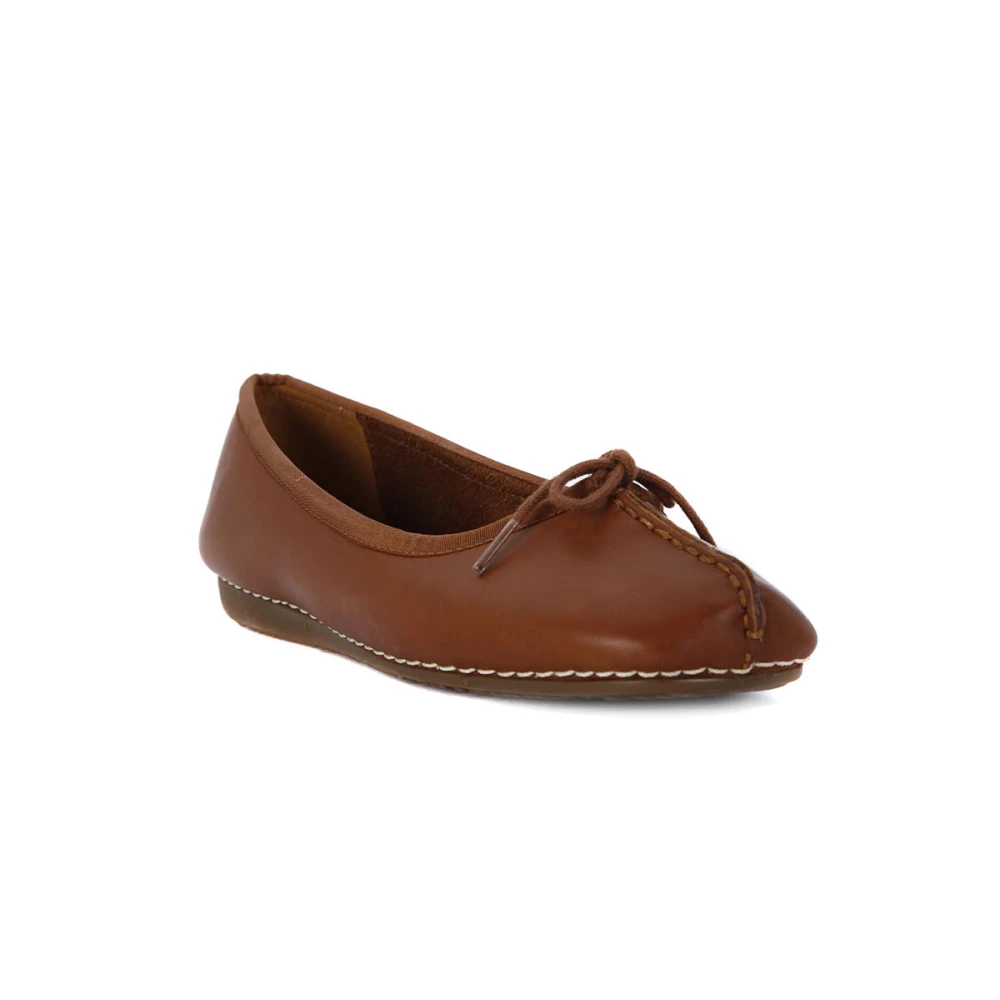 Clarks Stilfull Ballerina Freckle DK Tan Brun, Dam