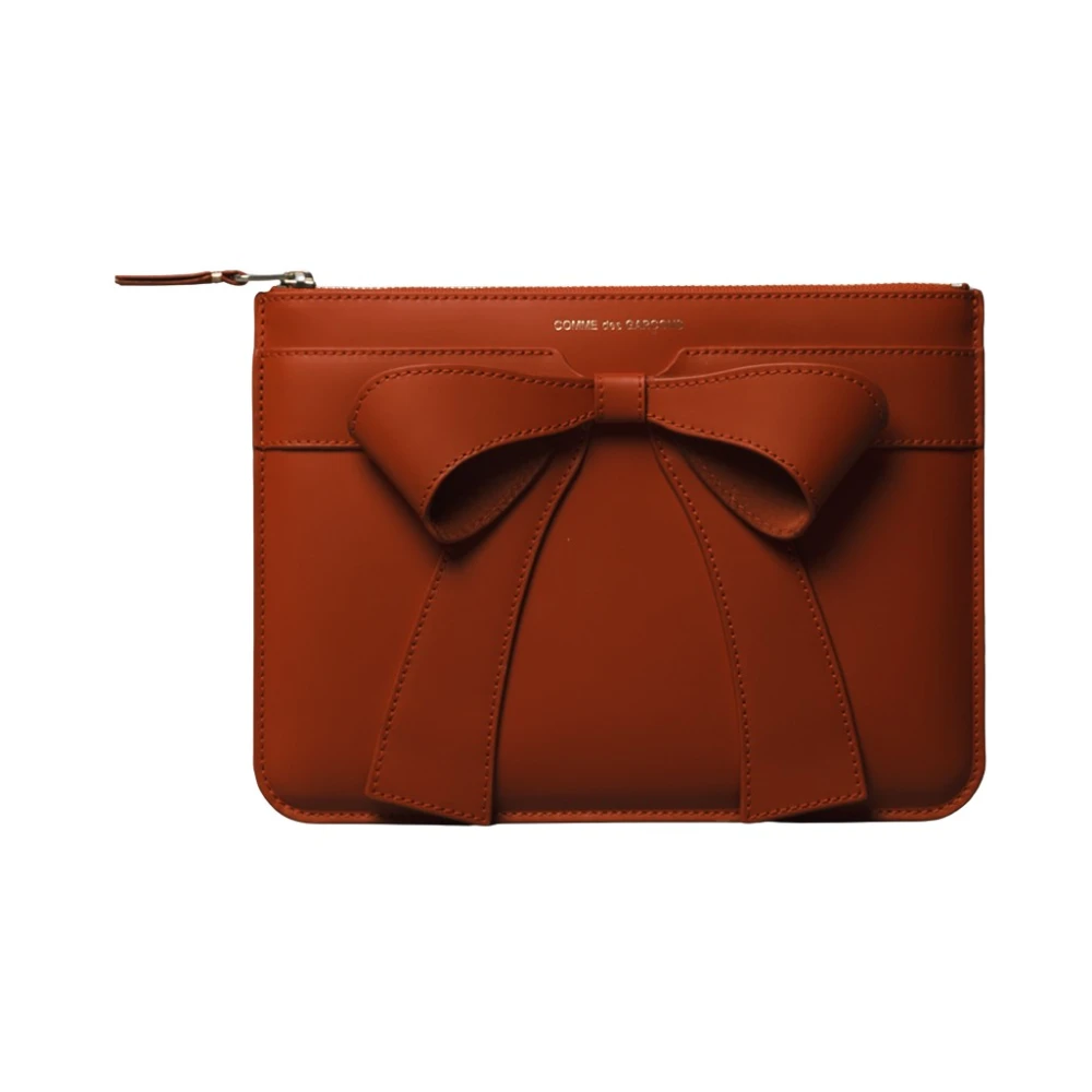 Comme Des Garçons Unisex Red Sa5100bb Big Bow Wallet