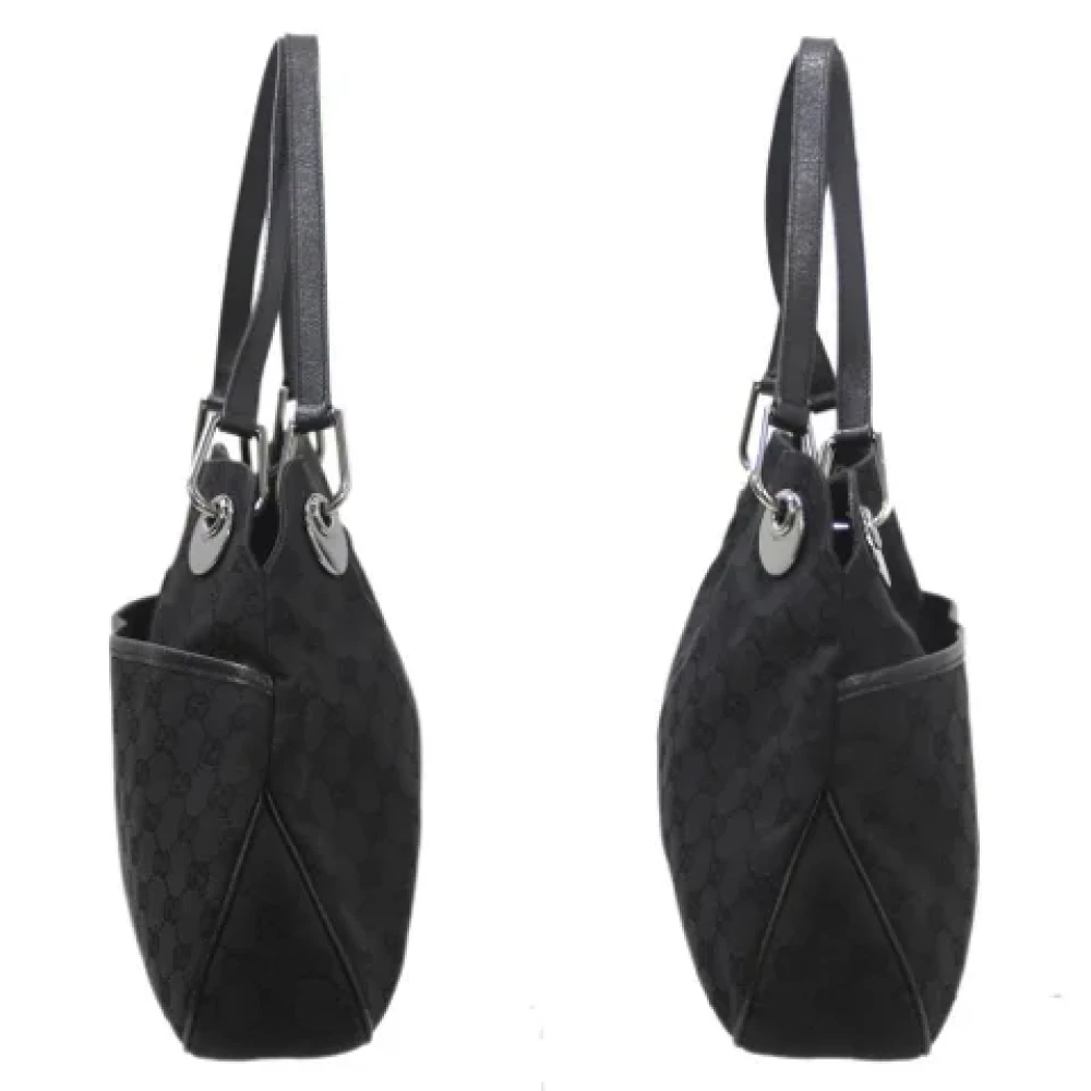 Gucci Vintage Pre-owned Fabric handbags Black Dames