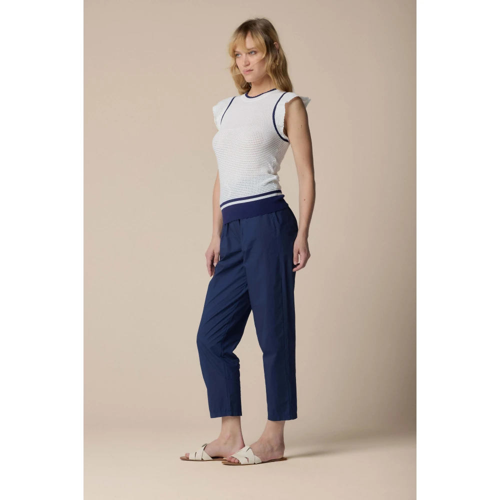 Kocca Stijlvolle Ronde Hals Gebreide Kleding White Dames