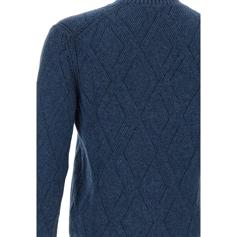 Gran Sasso Kasjmiertrui Blauwe Diamantverbindingen Blue Heren