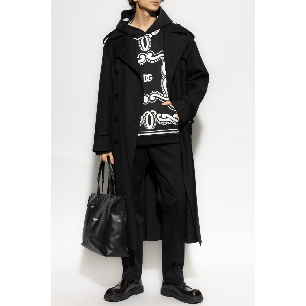Dolce & Gabbana Hoodie Black Heren
