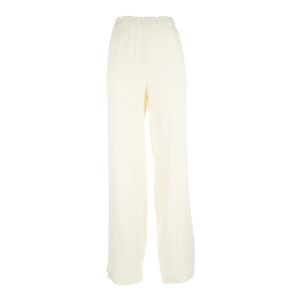 Fabiana Filippi Elegante Broeken voor Vrouwen Beige Dames