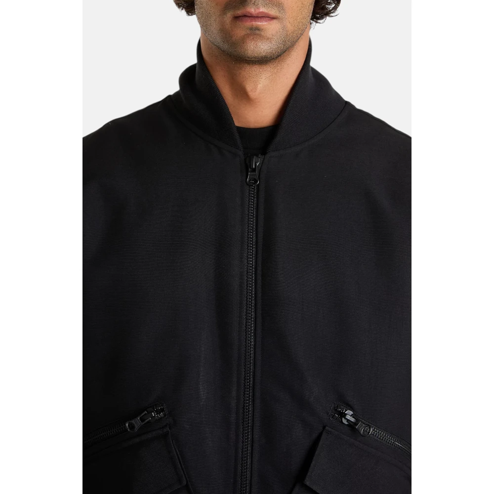 Vans Pufferjas met Ribgekraagd Black Heren