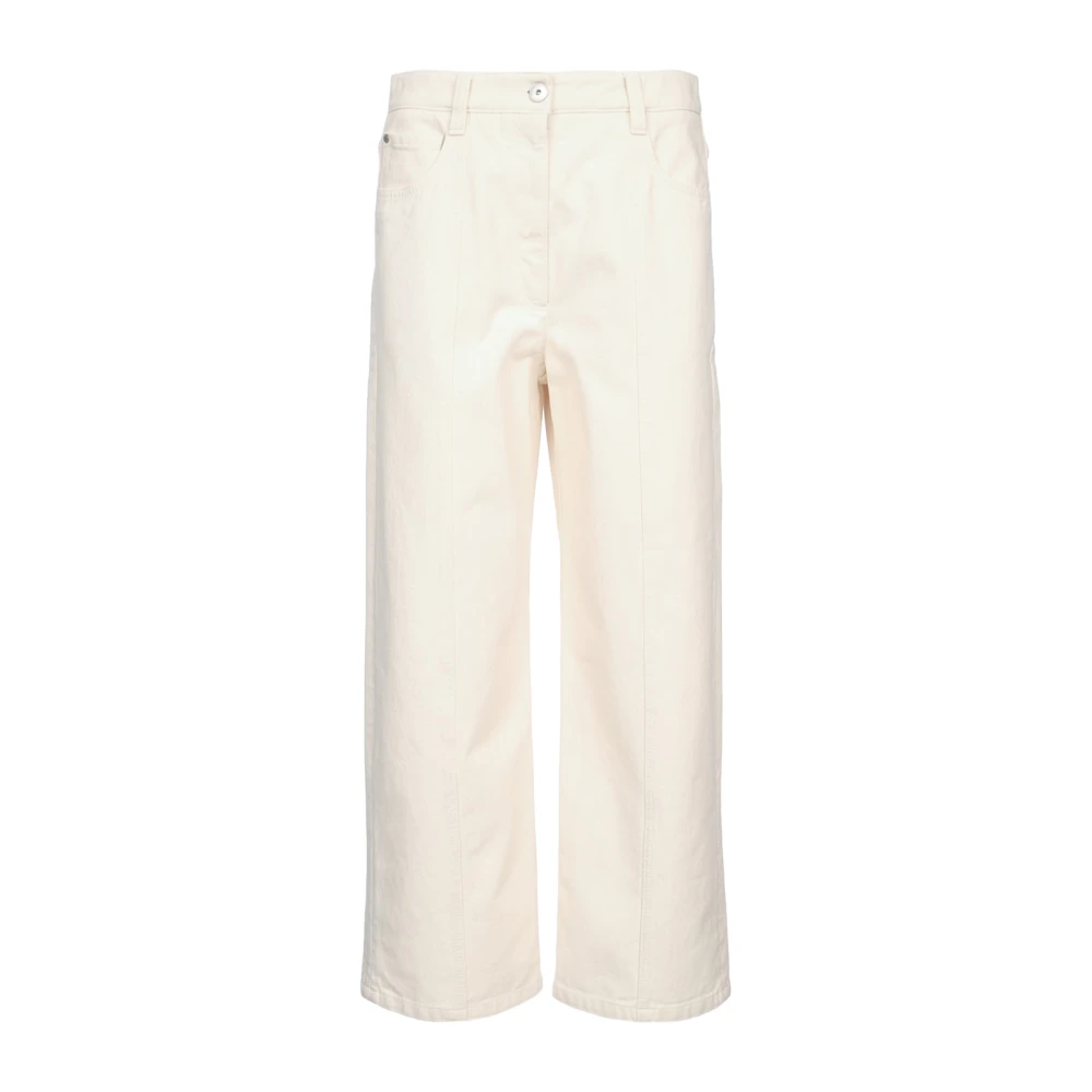 Trousers > Wide Trousers - - Brunello Cucinelli - Modalova
