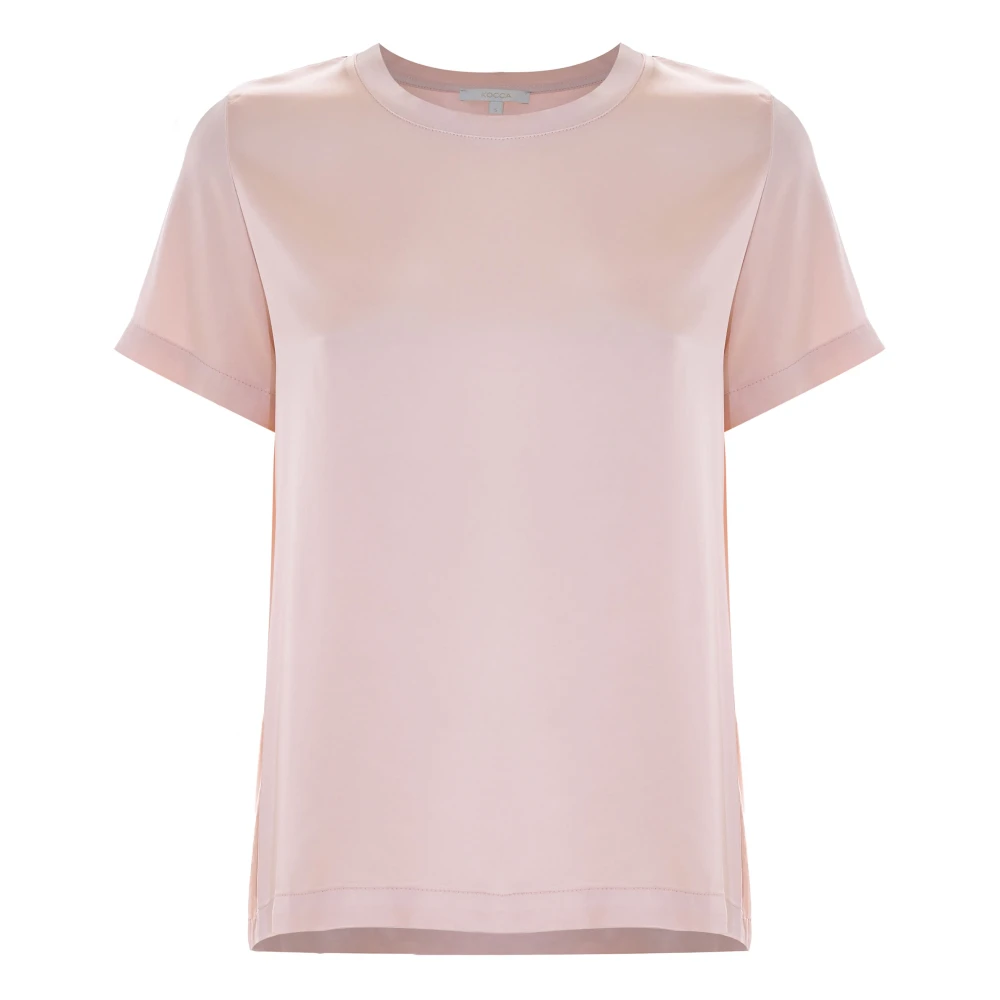 Kocca Stijlvolle T-shirts voor mannen en vrouwen Pink Dames
