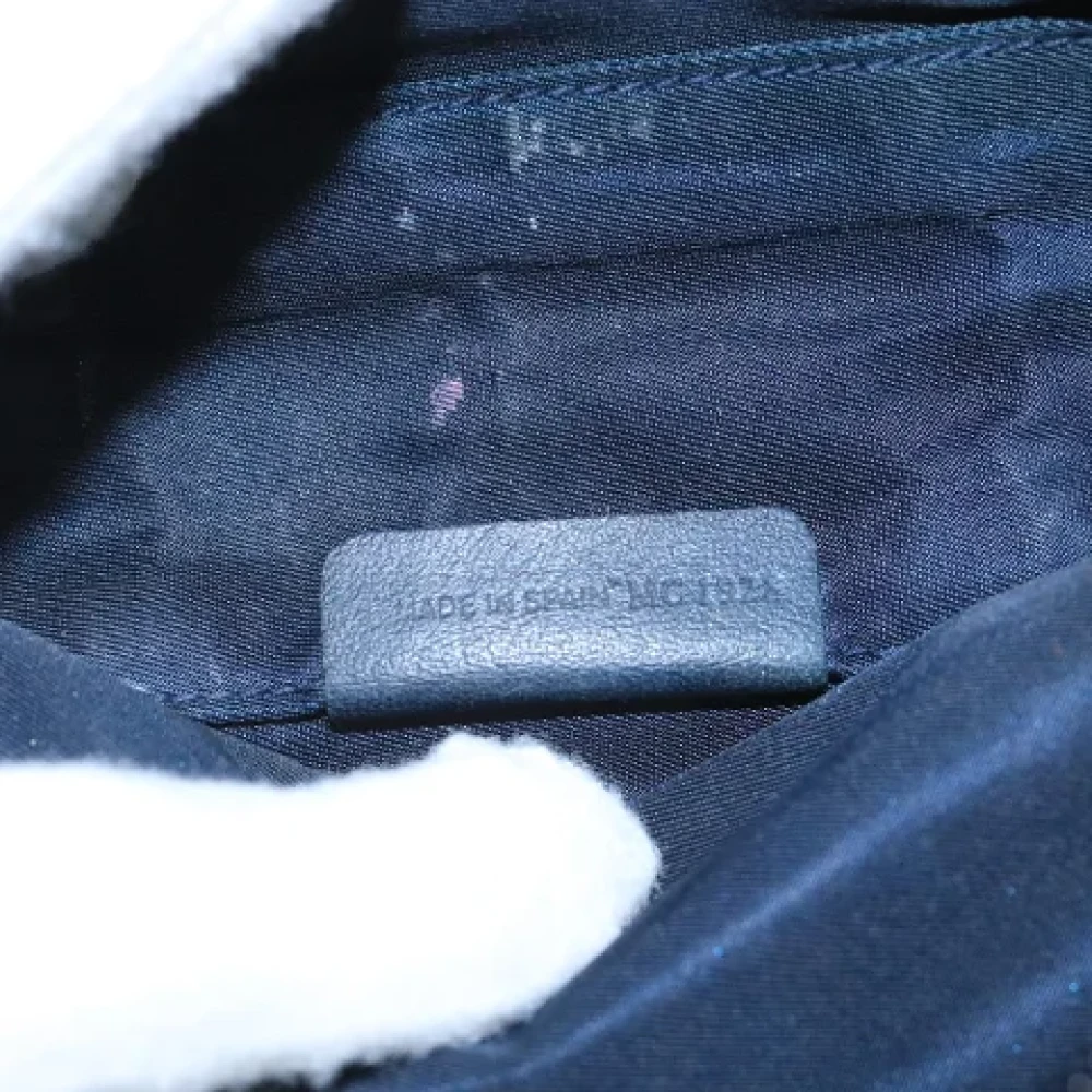 Dior Vintage Pre-owned Canvas clutches Blue Dames