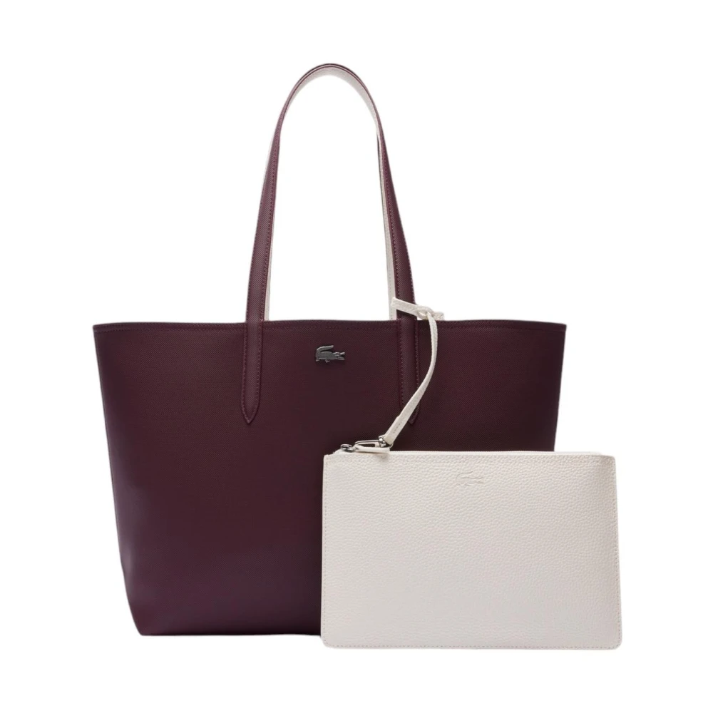 Lacoste Omkeerbare Bicolor Shopper met Portemonnee Multicolor Dames