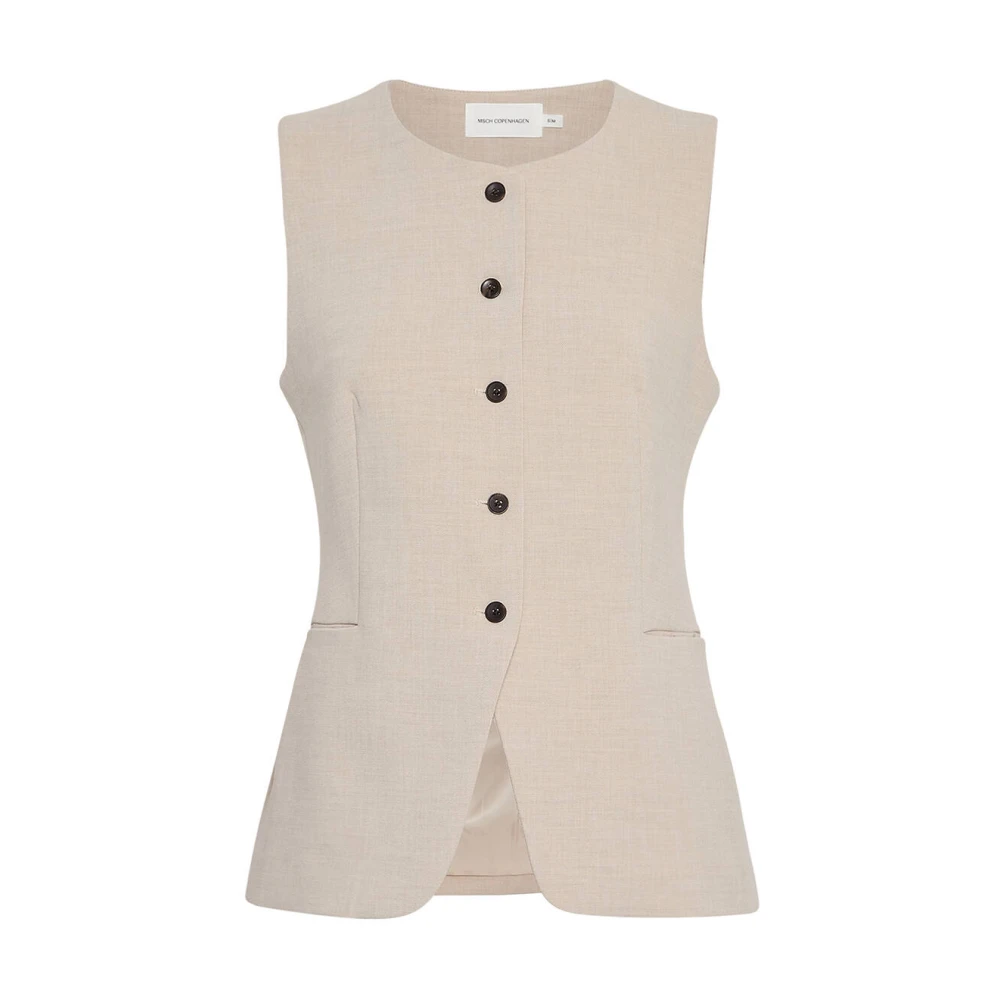 moss copenhagen Mirabelle Michelle Vest Beige Dames