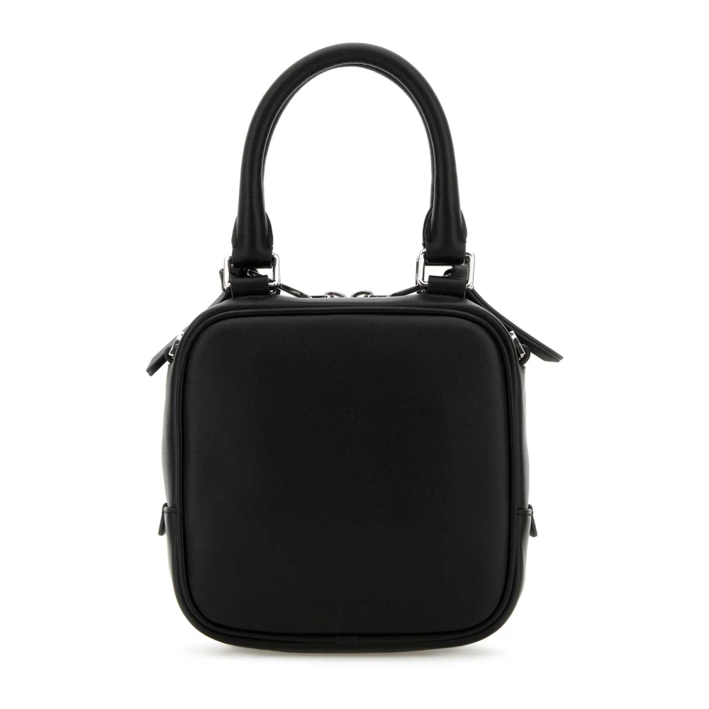 Marc Jacobs The Cube Zwarte Leren Handtas Black Dames