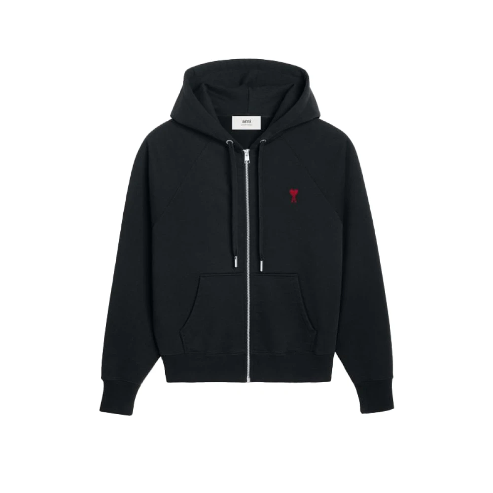 Sweatshirts & Hoodies > Zip-throughs - - Ami Paris - Modalova