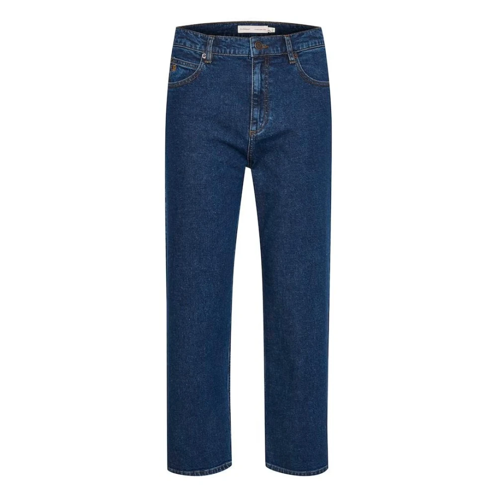 Inwear Women's Blue Straight Jeans,, Straight Leg High Waist Jeans W28