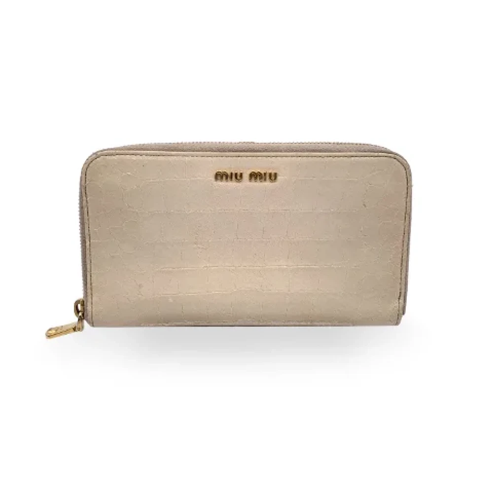 Pre-owned > Pre-owned Accessories > Pre-owned Wallets - - Miu Miu Pre-owned - Modalova