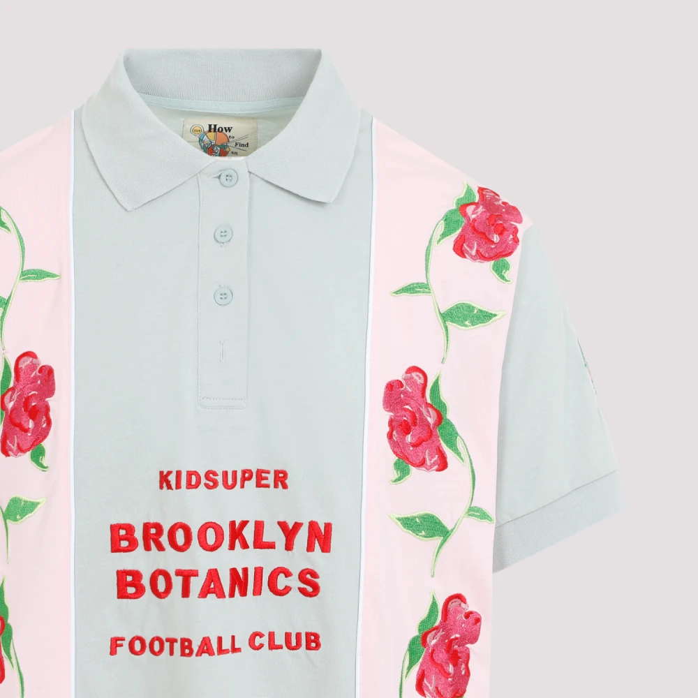KidSuper Studios Botanics Voetbalshirt T-shirt in Roze Multicolor Heren