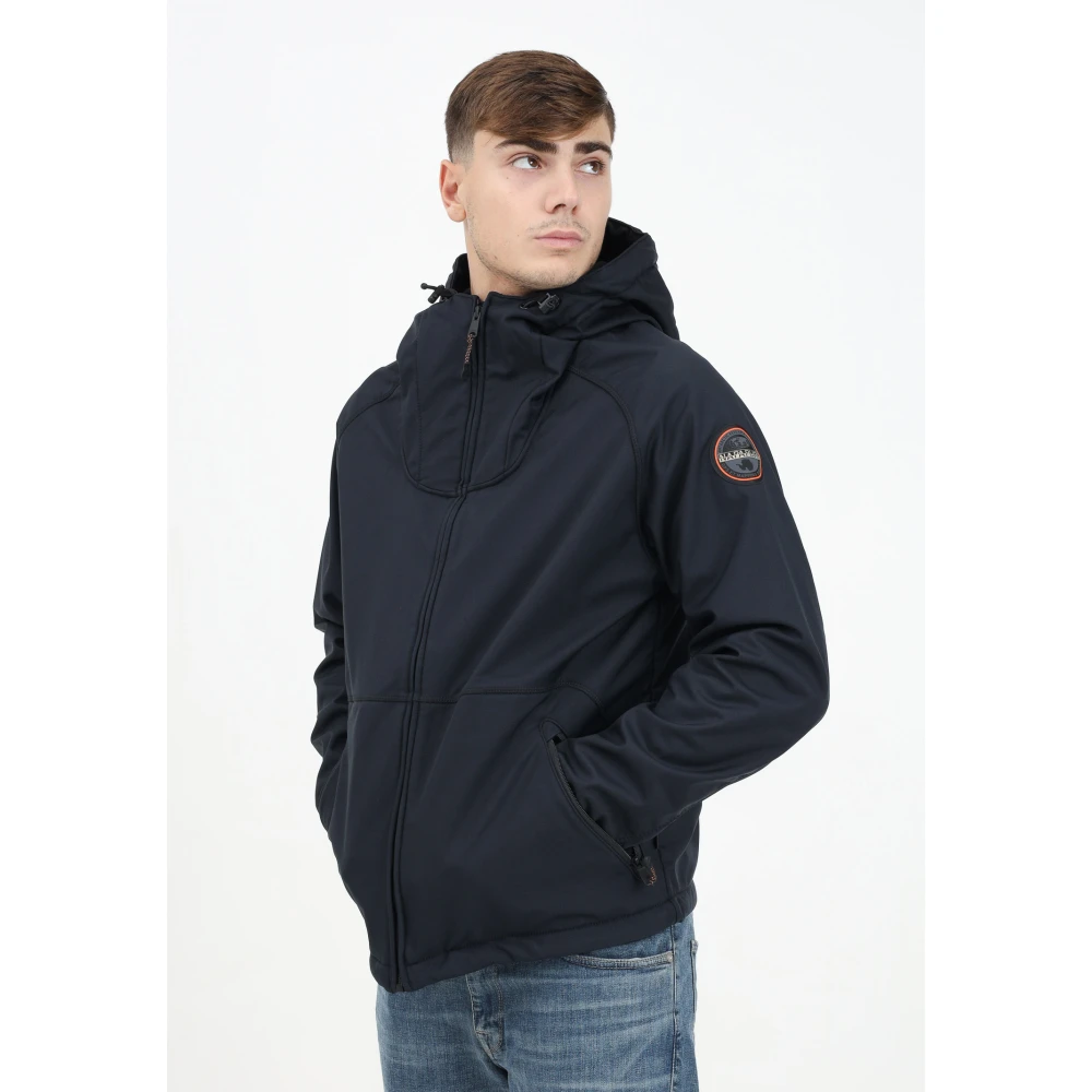 Napapijri Zwarte Pufferjas A-Wildhorn Black Heren