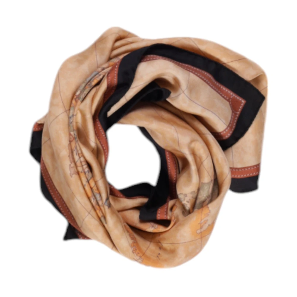 Alviero Martini 1a Classe Zijden Damesjaal Herfst Winter Collectie Multicolor Dames