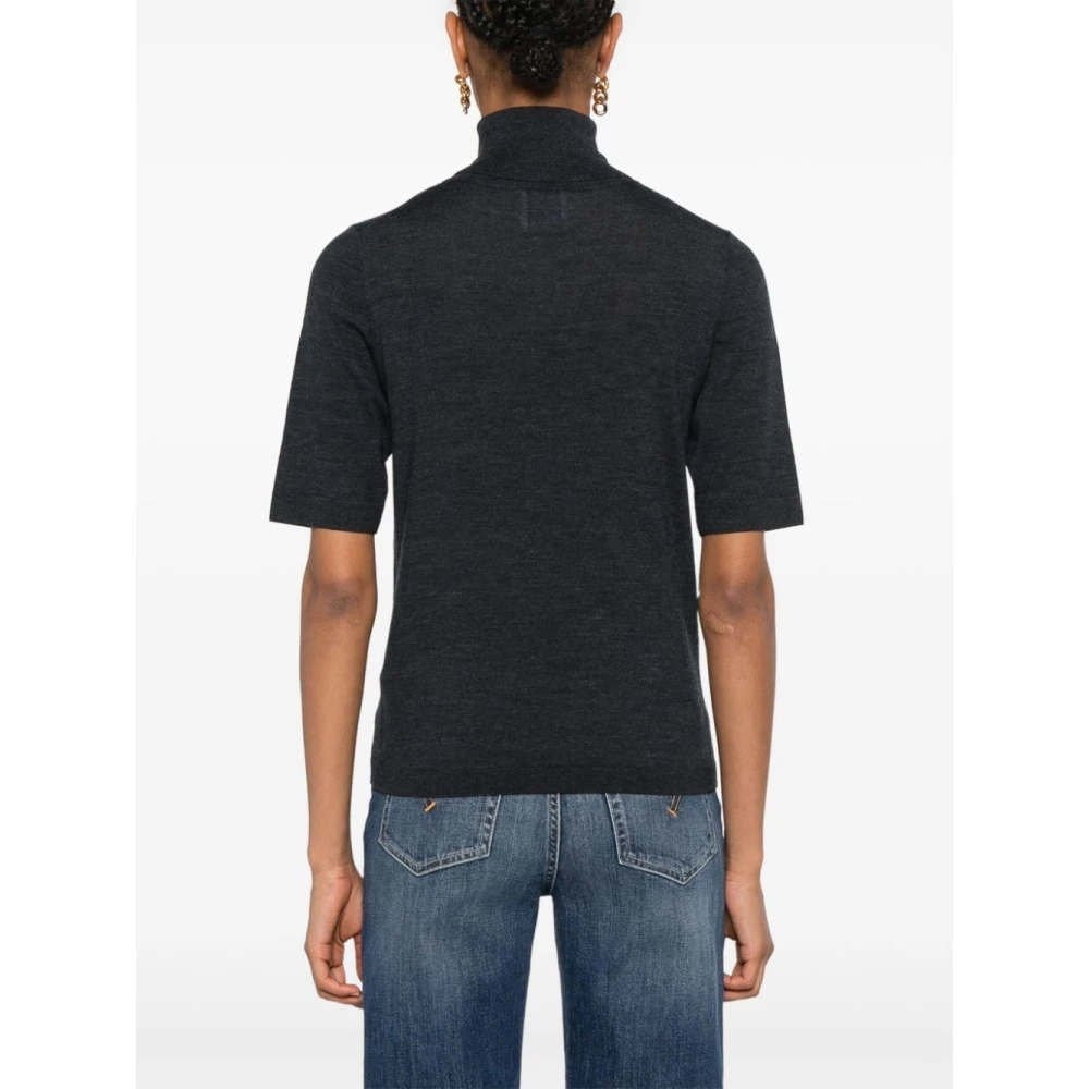 allude Antraciet Sweater Collectie Gray Dames
