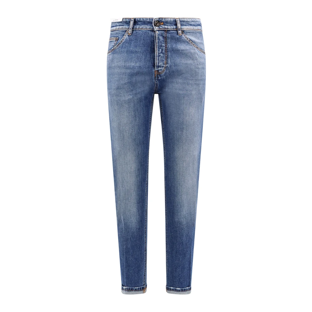 PT Torino Denim Jeans met Achterlogo Patch Blue Heren