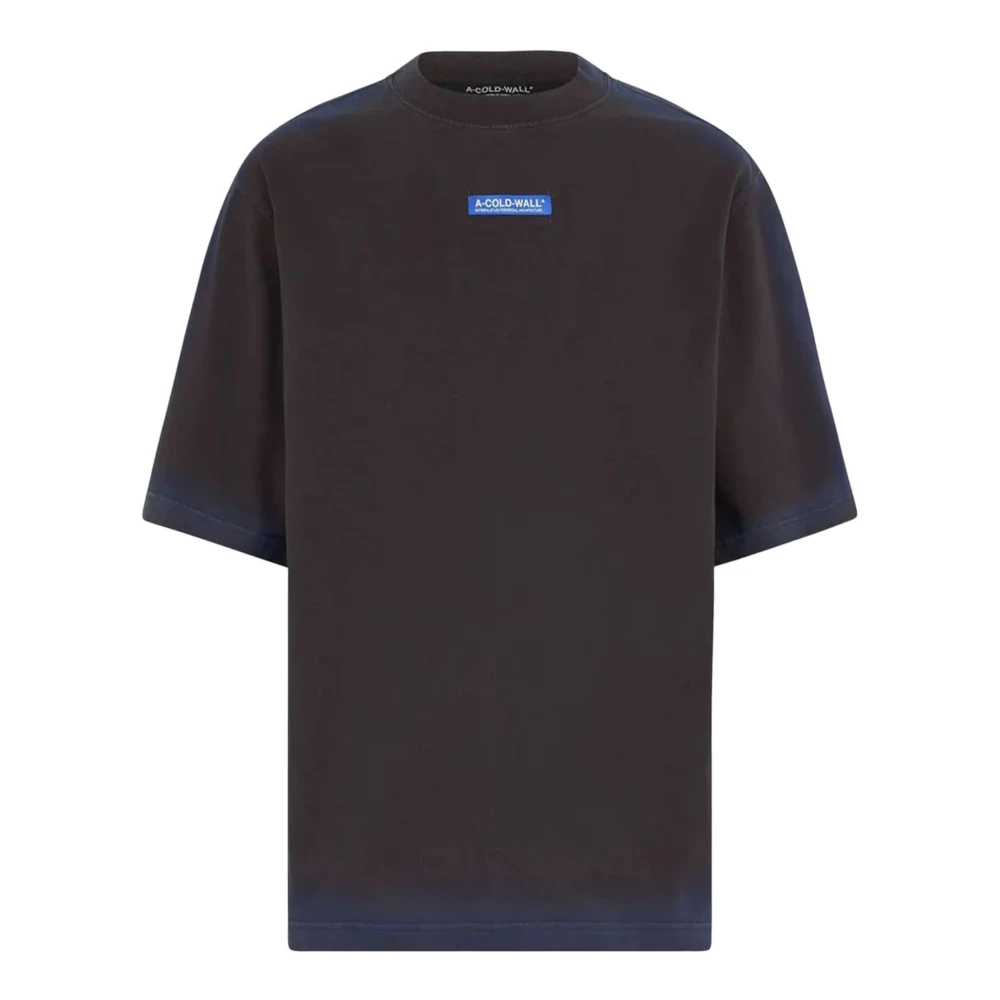 A-Cold-Wall Bruine Katoenen T-shirt met Logo Brown Heren