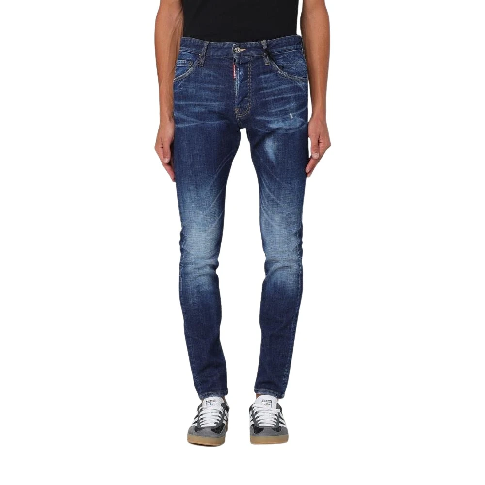 Dsquared2 Blue Slim Fit Jeans, Male, L, Denim Jeans