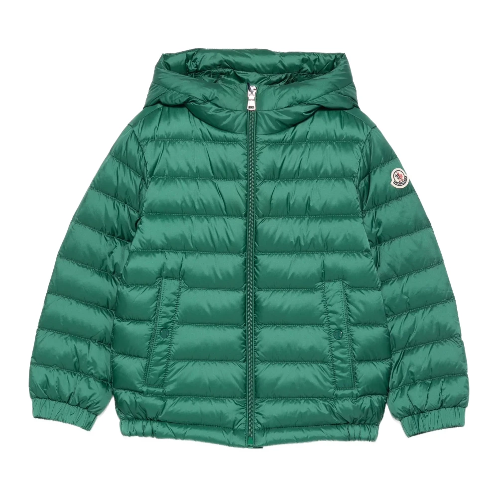 Moncler Boys Green Winter Jackets, 8 Y, Ayfer Down Jacket