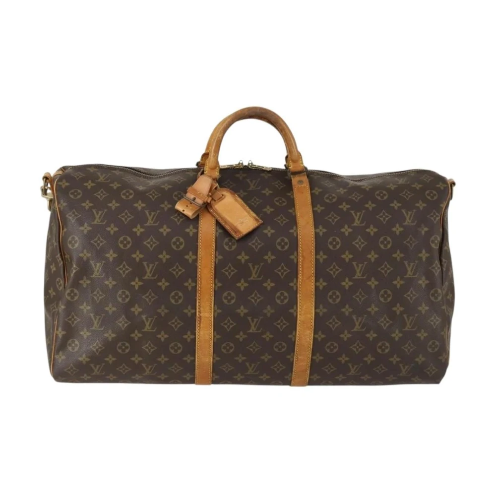 Louis Vuitton Vintage Women's Brown Vintage Weekend Bags, One Size, Pre-Owned Keepall Travel Bag